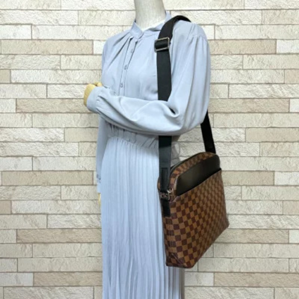 Louis Vuitton Jake Messenger Damier Shoulder Bag Canvas Brown - Picture 2 of 8
